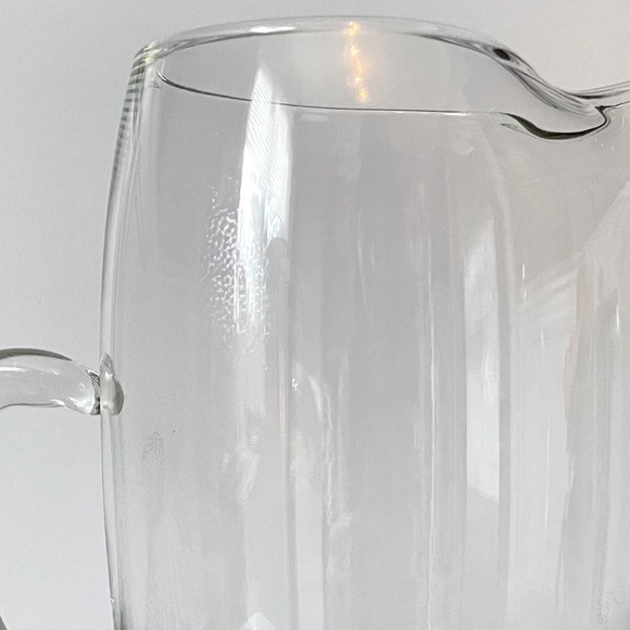 VINTAGE Mid-Century Silver Smith Studio Glass & Silver Cocktail Pitcher - Picture 10 of 10